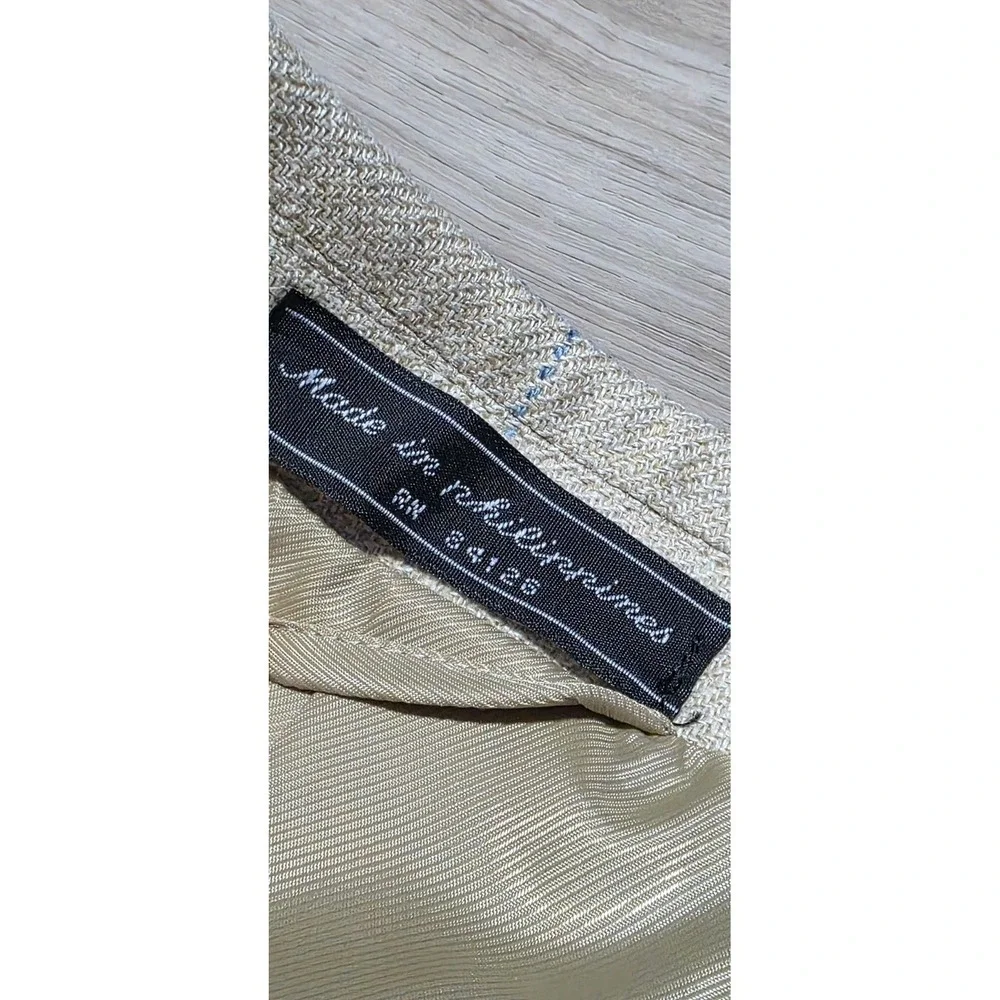 Haspel Men's Beige Blue Check‎ Blazer Two-Button Double Vent 22